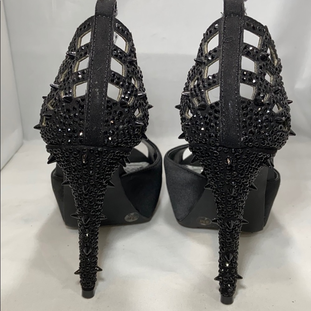 Gianni Bini Black Spike Platform Size 8M - Picture 7 of 7